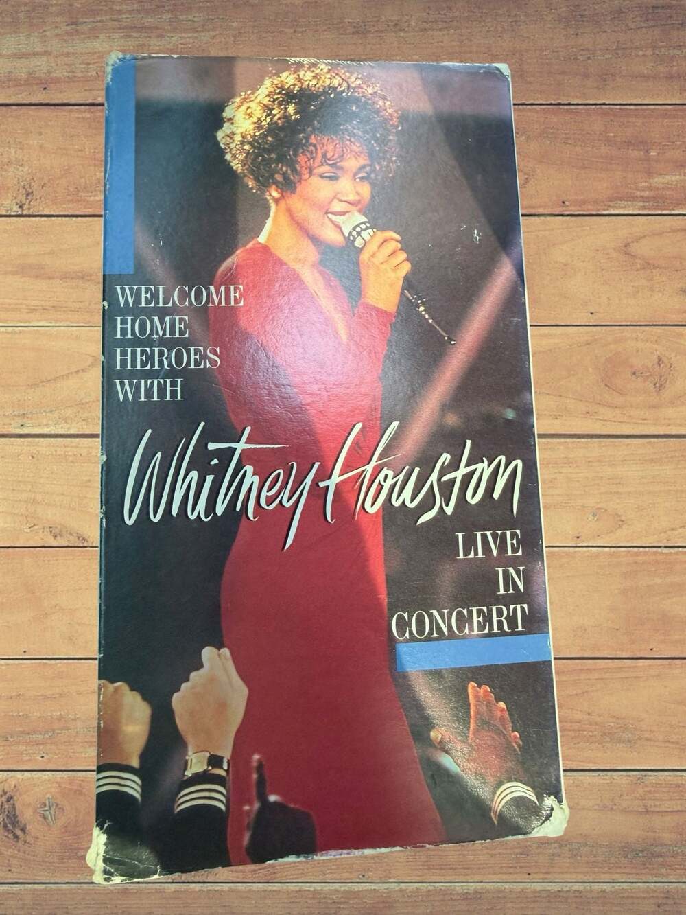 Whitney Houston Welcome Home Heroes Live in Concert 1991 VHS Tape